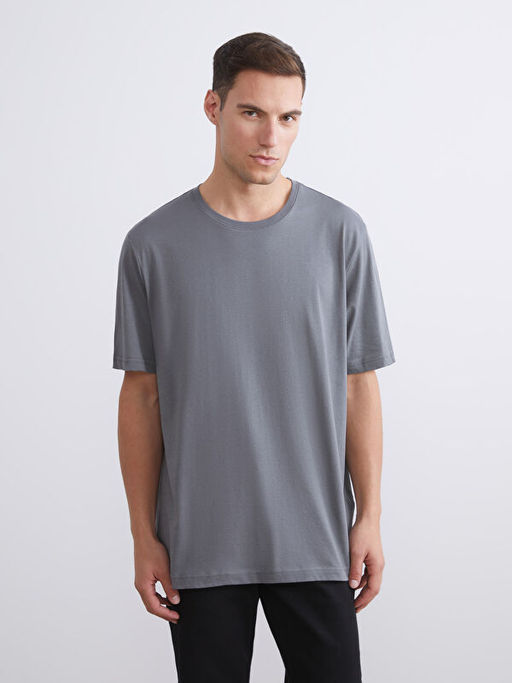 Bisiklet Yaka Penye Erkek Ti??rt 3l? Paket