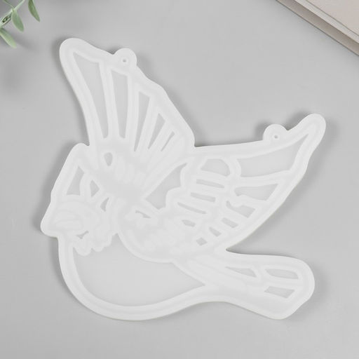 Молд силиконовый «Свиристель летит» 16 × 18,7 × 0,8 см