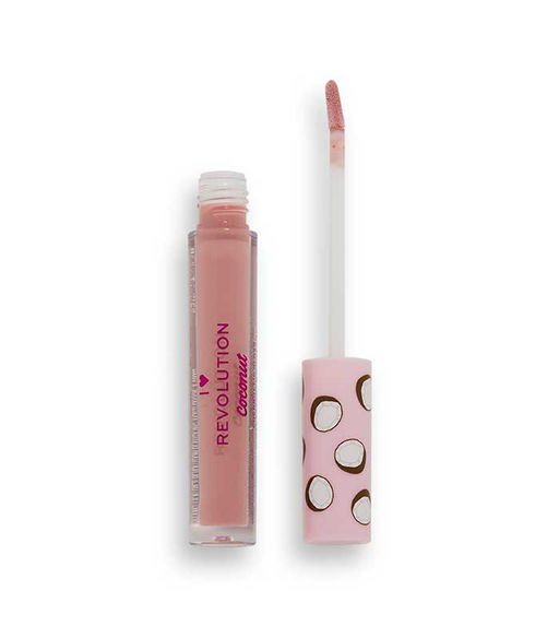 I Heart Revolution Блеск для губ Lip Gloss Tasty Coconut, Nude Coconut Meringue 2,2 мл