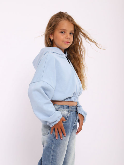 ТД051 Толстовка Porsch 2 (голубой) - Милаша фото 8