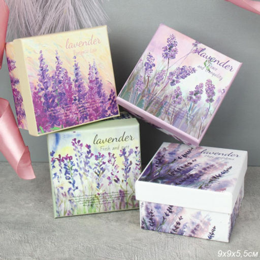 Коробка подарочная Лаванда / S111-SY623 /уп 12/216/микс