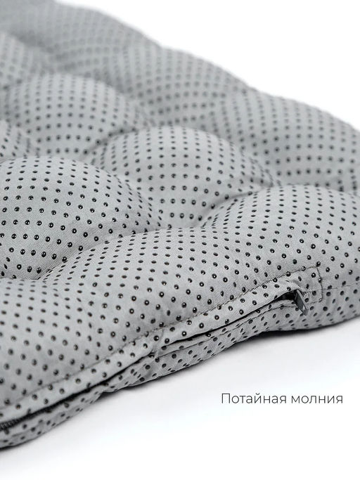Подушка на стул и кресло с гречневой лузгой 40*40 Анти-Слип PGAS25 - Bio-line фото 6