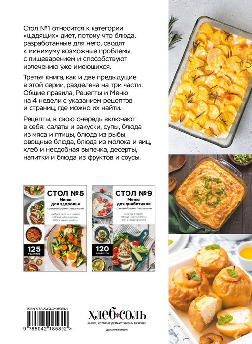 Стол №1. Меню при гастрите и других заболеваниях ЖКТ. С рекомендациями специалиста