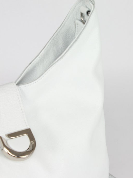 Сумка женская натуральная кожа JRP-2046-9, 1отд+карм/пер, плечевой ремень, белый SALE 264370 - Adelia фото 4