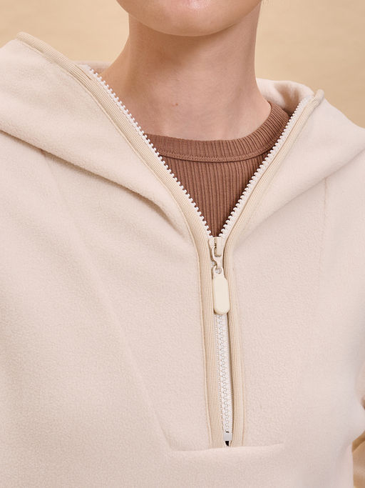 PELICAN, толстовка женская, Молочный  фото 3