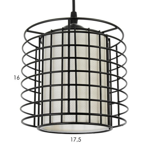 Светильник BayerLux «Одри» Е27 40 Вт черный 18×18×16-116 см