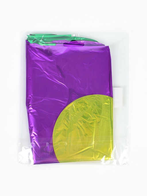 Воздушный шар фольгированный 20" "Цветок" цвет фиолетовый , набор 5 штук