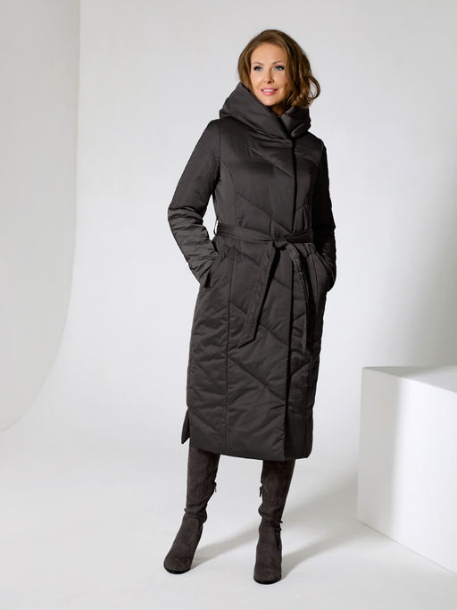 22405 Пальто черный - Dizzyway фото 2