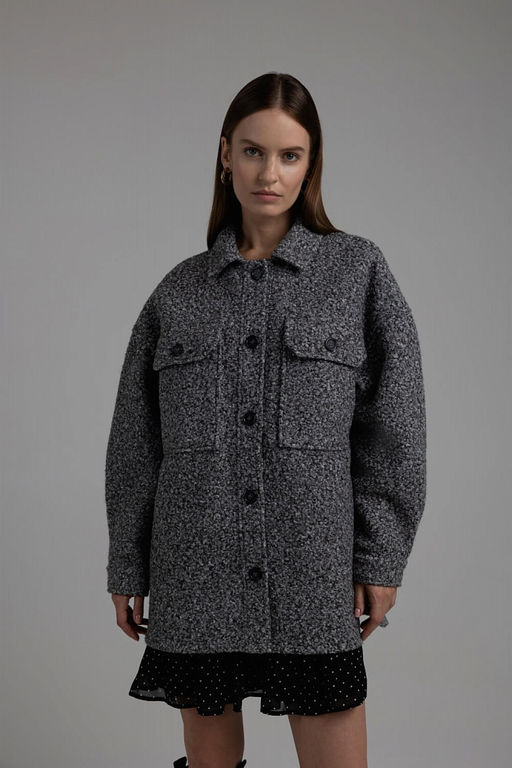 Фактурная куртка рубашечного кроя - Incity фото 7