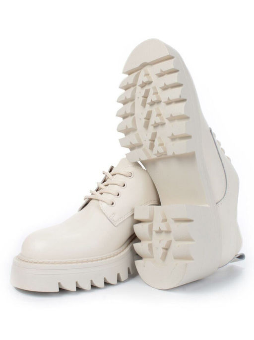 01-C1802-3 BEIGE Ботинки демисезонные женские (натуральная кожа)