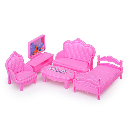 Дом для куклы "Котедж" с мебелью, в коробке