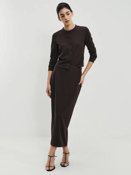 Юбка миди с люрексом / Zarina