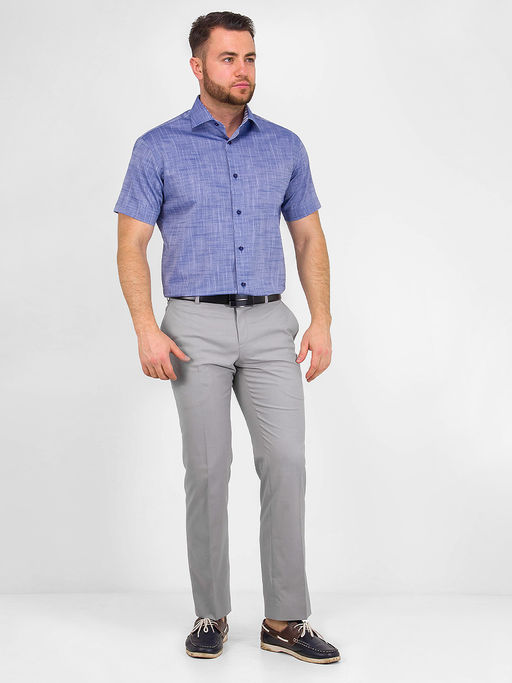 Сорочка мужская короткий рукав GREG 230/101/5585/Z/1