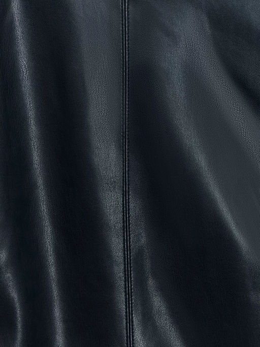 Платье миди из искусственной кожи / Zarina