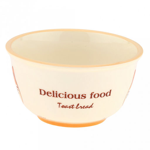 Делишес фуд (Delicious food) Пиала фарфоровая 450мл, д12,5х6,9см, с деколью (Китай) - Домашняя Мода фото 3