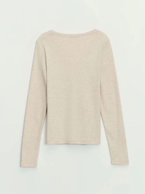 Лонгслив с застежкой на груди / Zarina  фото 8