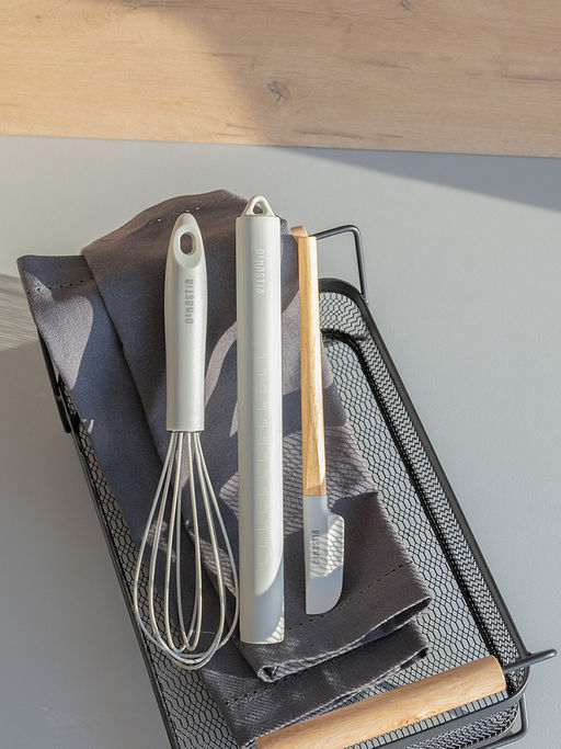 Скалка 26,5x2,5 серый силикон