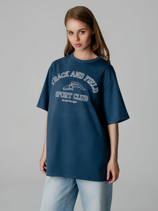 Арт. 3188 Футболка женская оверсайз 42-48 (4 шт) Цвет:изумрудный - Калинка фото 7