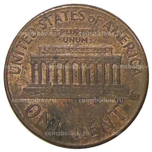 Монета 1 цент 1989 года США