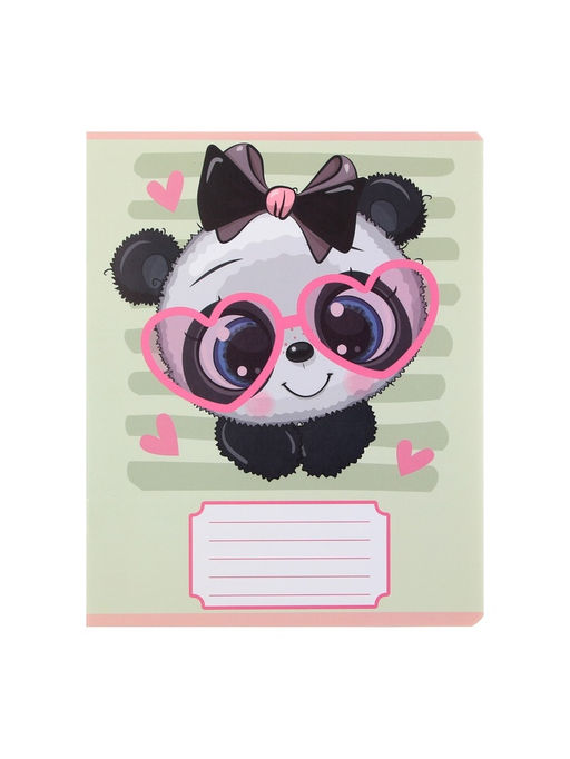 Цена за 2 шт. Комплект тетрадей из 10 штук, 12 листов в узкую линию Calligrata «Милашки с бантиком», обложка мелованная бумага, ВД-лак, блок офсет, 5 видов по 2 штуки