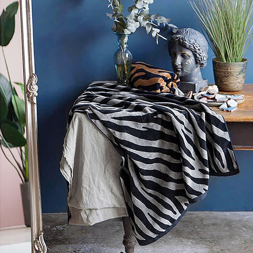 "Missoni-3030" Полотенце махровое 50х90см, плотность 375гр/м2, 100% хлопок, велюр, черный (разноцветный), Bolangde (Китай)