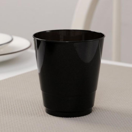 Набор одноразовой посуды премиум Доляна Фуршет, 4 персоны, тарелки, вилки, стаканы 200 мл, рюмки 100 мл, салфетки  фото 5