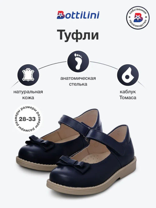 TS-357(1) Туфли цвет синий
