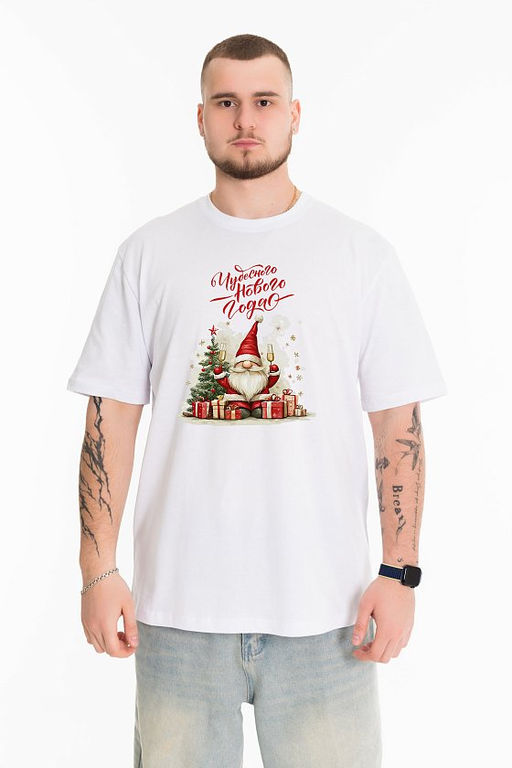 Футболка М125132Пб белый - Елена фото 2