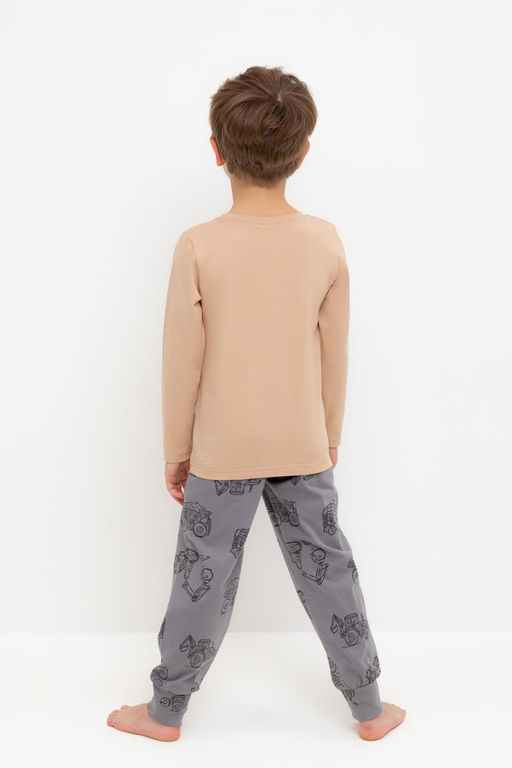 К 1606/кунжут,дорожная техника пижама д/дет яс