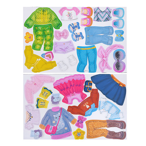 Игра магнитная Одевашки. Модная девчонка. Большой показ мод Магнитные истории - Десятое королевство фото 4