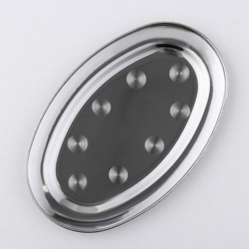 Поднос, 25×16×1.5 см, нержавеющая сталь, серебристый