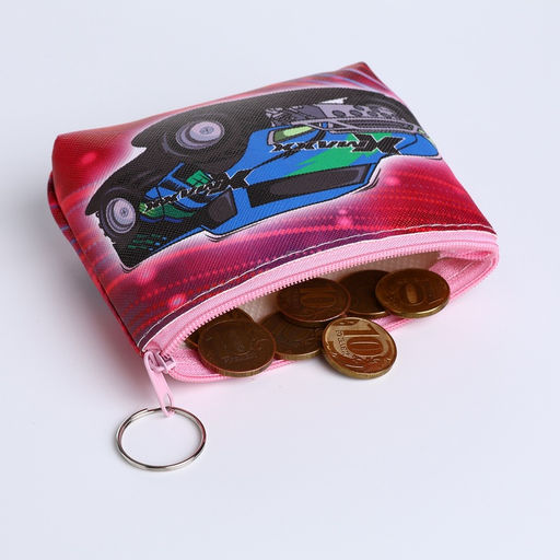 Цена за 2 шт. Кошелёк монетница на молнии, МИКС