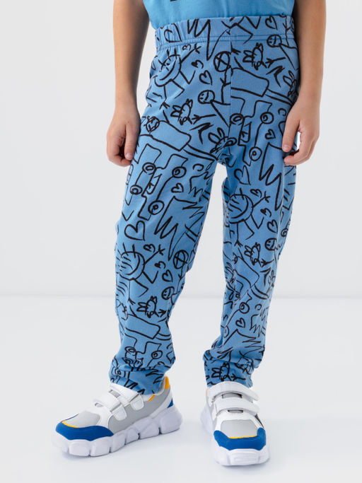 CHILLEASY 270001C-40 Пижама для мальчика (футболка, брюки), Светло синий