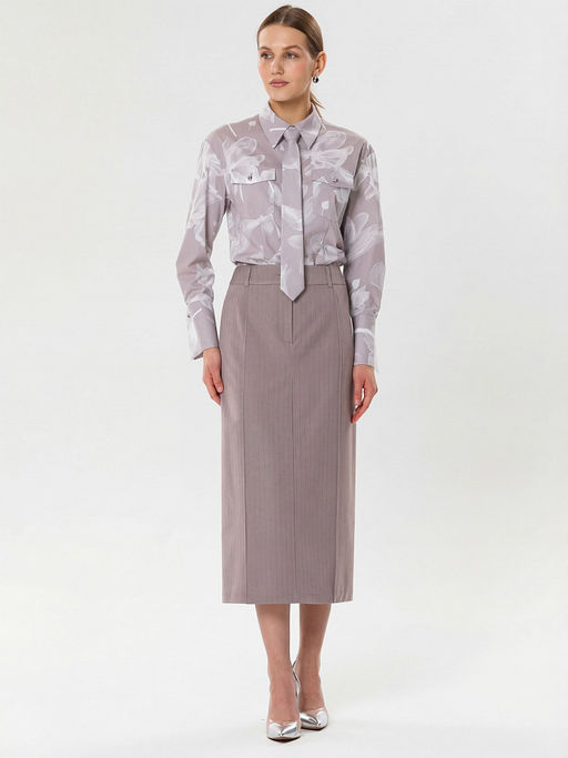 Блузка с галстуком - Marchello marchellini фото 2