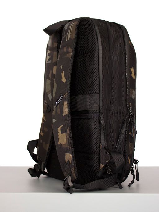 LACCOMA рюкзак LT2006-черный-комуфляж полиэстр+эко кожа полиэстр