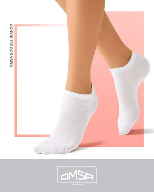 252 ECO Носки женские укороченные  OMSA  фото 6