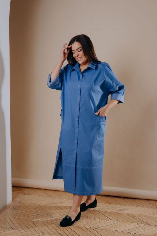 Платье Luxury Moda 1407 голубой