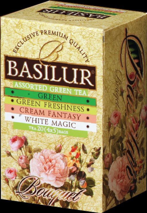 BASILUR. Букет. Ассорти карт.пачка, 25 пак.