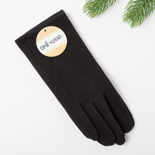 Перчатки женские "Леди", размер 17, цвет чёрный