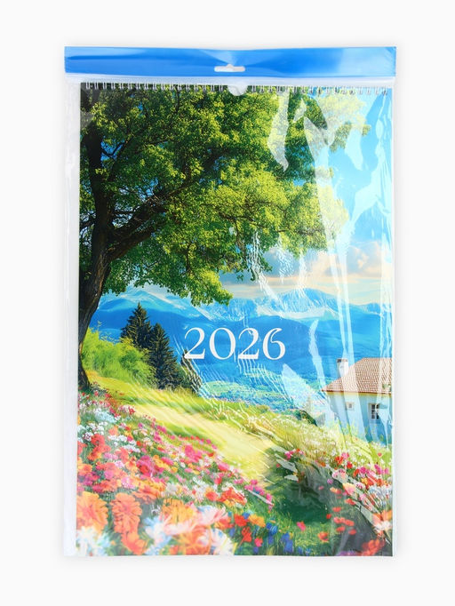 Календарь 2026 перекидной на ригеле А3 «Пейзажи»