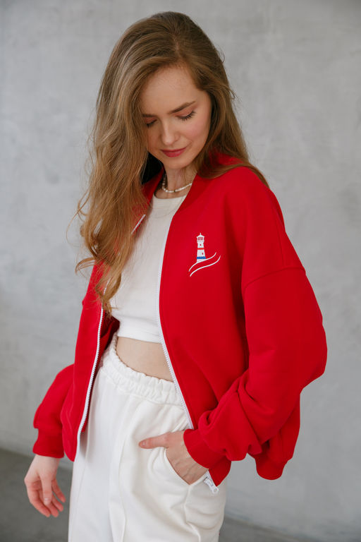 Бомбер женский Lighthouse Red + брюки женские Atlantic - Captain's mate фото 10