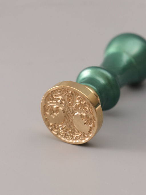 Подарочный набор для сургучной печати «Дерево», печать, ручка, сургуч, 12.5×10×3.6 см