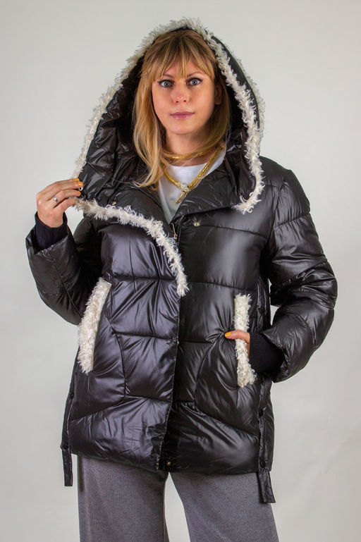 Зимняя куртка с меховой отделкой арт.2813