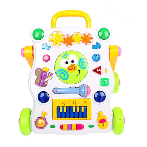 Развивающая каталка-ходунки Первые шаги, световые и звуковые эффекты - Zabiaka фото 2