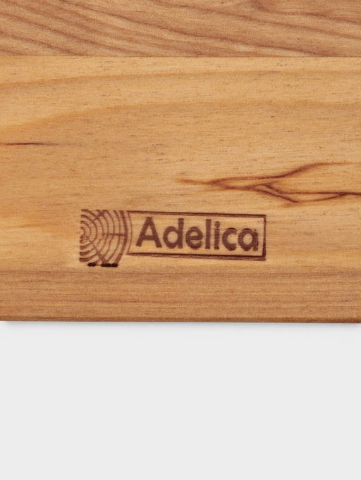 Подарочный набор посуды Adelica С любовью, столик для вина d=32 см, менажница d=25 см, подсвечник d=8 см, дерево берёза