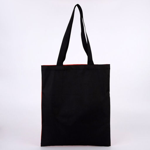 Сумка шопер «ШУМ» 35×0.5×40, без молнии, без подклада, красный