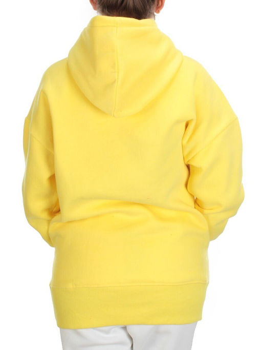 KD713 YELLOW Худи женское на флисе разм+ер свободный 50-52 - Fashion фото 6