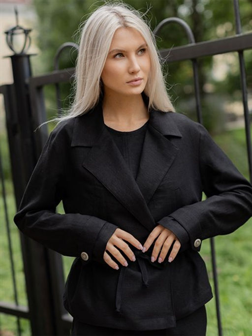 Жакет женский лён 57%,вискоза 43%