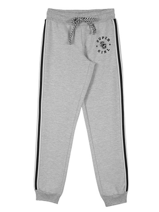 CRB wear/CAJ 7901-1 Брюки для девочки, серый меланж/Ex.Cherubino  фото 3