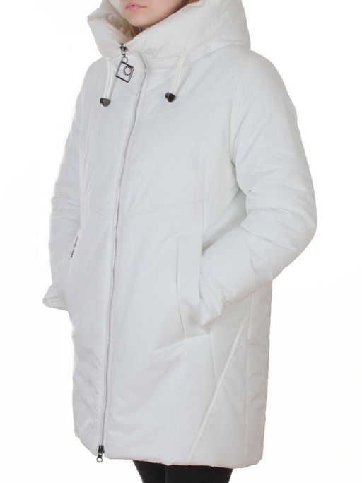 M-9090 WHITE Куртка зимняя женская (200 гр. холлофайбер)